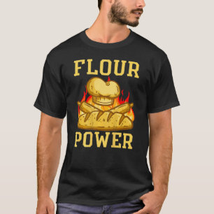 T-shirt Pain de cuisson au dos de la farine Power