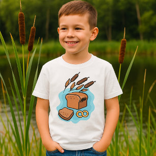 T-shirt Pain de grain entier rustique Alimentation agricol
