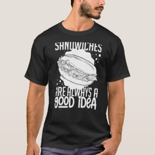 T-shirt Pain de sandwich Lunch Nourriture Machine grille-p
