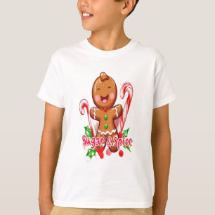 T-shirt Pain d'épice Homme et Sucre de canne Noël