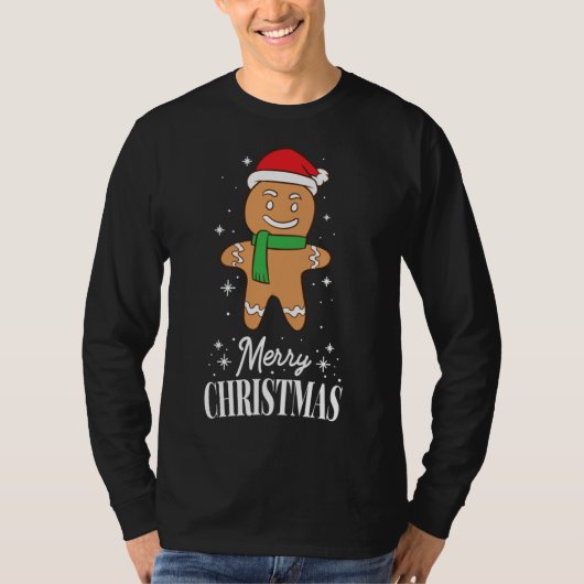 T-shirt pain d'épices de Noël (Devant)