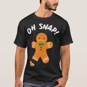 T-shirt Pain d'épices Homme Oh Snap Funky Cookie Baking Ch