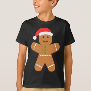 T-shirt Pain d'épices Homme Père Noël Noël Cookie Matchine