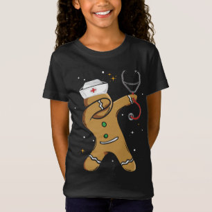T-Shirt Pain d'épices Noël Infirmière Funny Pain d'épices