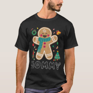 T-shirt Pain d'épices personnalisé Pajamas de Noël de la f