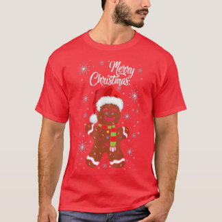 T-shirt Pain d'épices Portez le chapeau de Noël Costume de