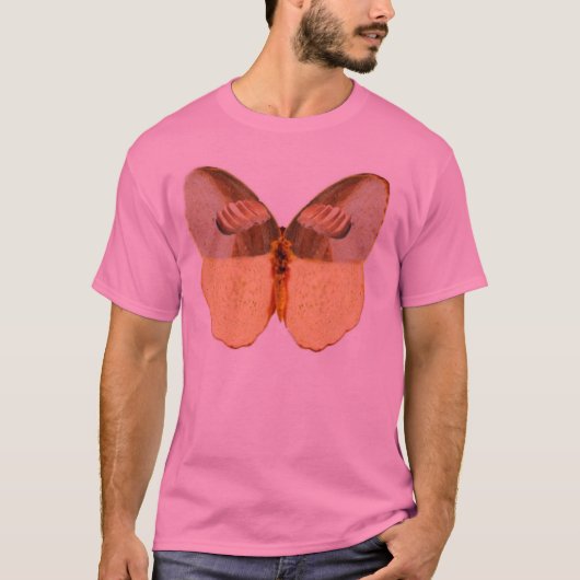T-shirt pain et papillon (Devant)