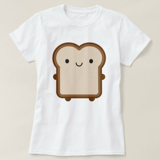 T-shirt Pain Kawaii / Toast (Design devant)