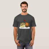 T-shirt Pain sucré Chocolat chaud Pan confiture mexicaine  (Devant entier)