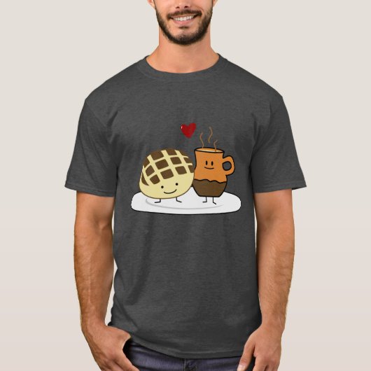 T-shirt Pain sucré Chocolat chaud Pan confiture mexicaine  (Devant)