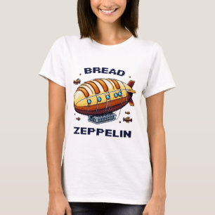 T-shirt Pain Zeppelin - Pixel Art Airship Retro Design