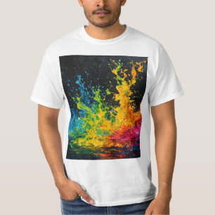 T-shirt Paint coloré