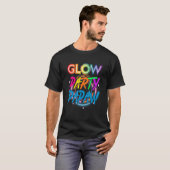 T-shirt Paint Paint Paint Glow Party Effet Glow Part (Devant entier)