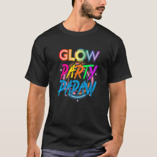 T-shirt Paint Paint Paint Glow Party Effet Glow Party
