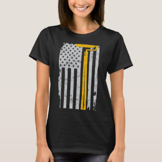 T-shirt Paint Paint Painter Distressed drapeau américain
