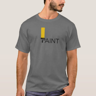 T-shirt Paint Painter Color Yellow Typography Artist House