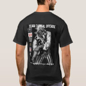 T-shirt Paintball d'offense capitale - customisé (Dos)