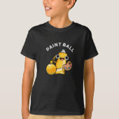 T-shirt Paintball Funny Paint Pun Dark BG (Devant)