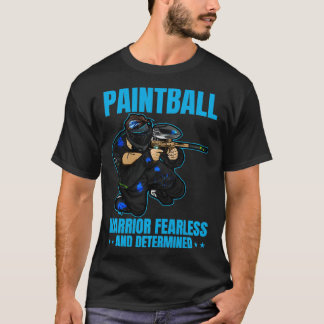 T-shirt Paintball Guerrier Airsoft Drôle Paintballing Pein