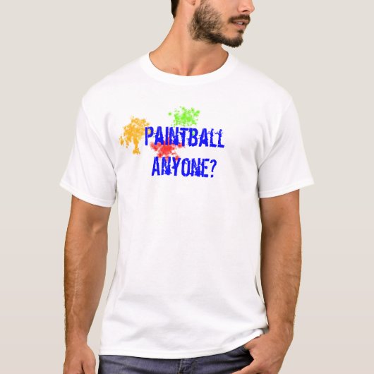 T-shirt Paintball n'importe qui ? (Devant)