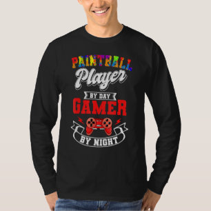 T-shirt Paintball Paintballer Video Gamer Tir Équipe Sp