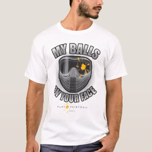T-shirt Paintball sur votre visage