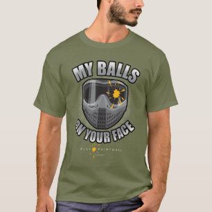 T-shirt Paintball sur votre visage