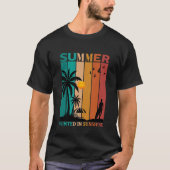 T-shirt Painted in Sunshine Retro Summer Tee (Devant)