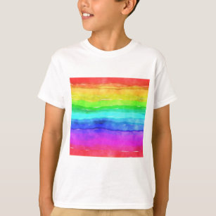 T-shirt Painted Rainbow