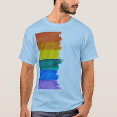 T-shirt Painted Rainbow (Devant)