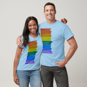 T-shirt Painted Rainbow