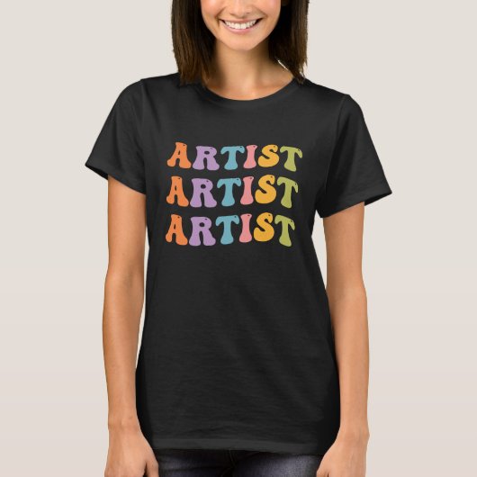 T-shirt Painter Artis Artwork Graphic Designer (Devant)