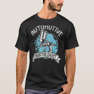 T-shirt Paintologiste automobile Détail de voiture Corps a