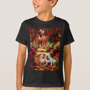 T-shirt Paire de Bulldog Anglais - Le Chemin