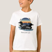 T-shirt Paire de Loon du lac Butterfield (Devant)