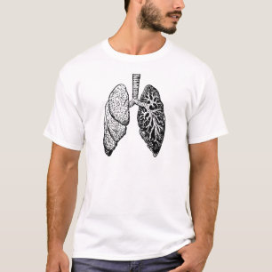 T-shirt paire de poumons