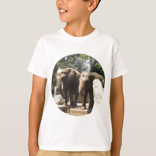 T-shirt Paire des Eléphants Sweatshirt de l'enfant (Devant)