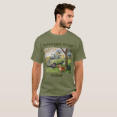 T-shirt paisible de "FERME" de jours (Devant entier)