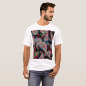 T-shirt Paisley Floral Pattern, Ethnic Arrière - plan. (Devant entier)