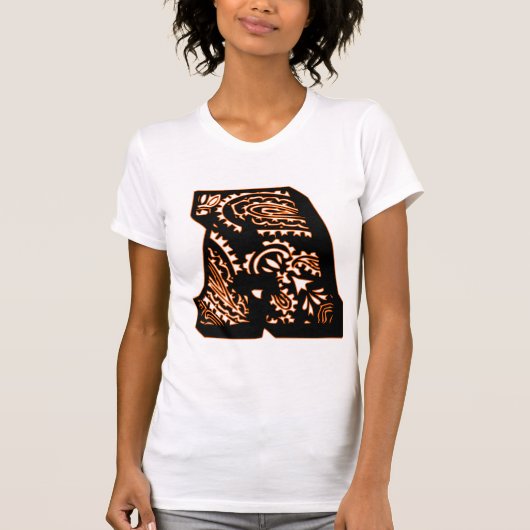 T-shirt Paisley Monogram - A (Devant)