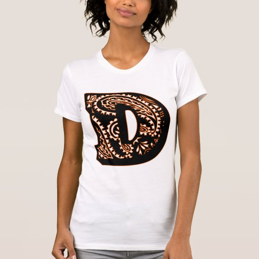T-shirt Paisley Monogram - D (Devant)