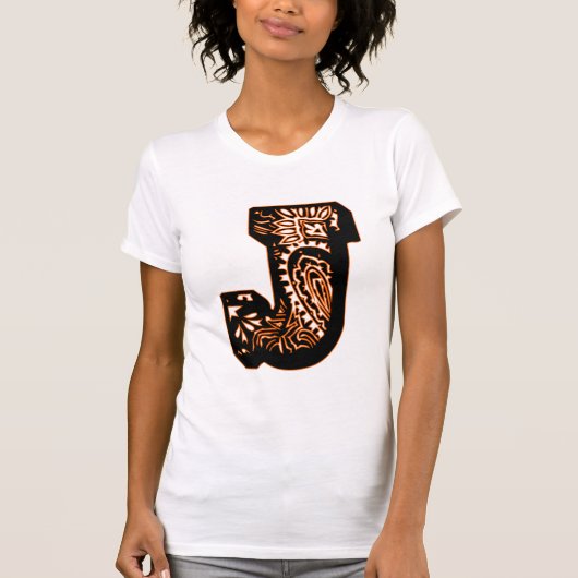 T-shirt Paisley Monogram - J (Devant)