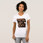 T-shirt Paisley Monogramme - E (Devant entier)