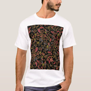 T-shirt Paisley Vegetable Vintage Blend