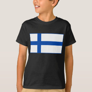 T-shirt Paita de lippu de Suomen - le drapeau de la