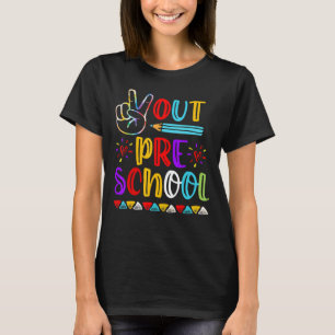 T-shirt Paix À L'École Dernière Journée De L'École Primair