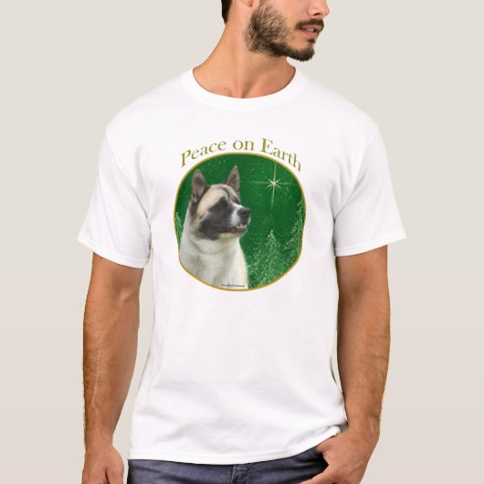 T-shirt Paix Akita (Devant)
