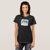 T-shirt Paix Amour Autisme Raglan (Devant entier)