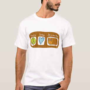 T-shirt paix, amour, cobayes 2