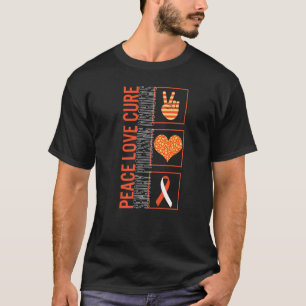 T-shirt Paix Amour Cure Traitement Sensoriel Troubles Cons